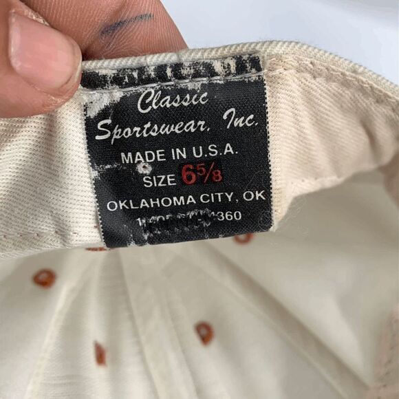 Vintage Classic Sportswear University of Texas Longhorns Snapback Hat 6 5/8 Size - Picture 6 of 6